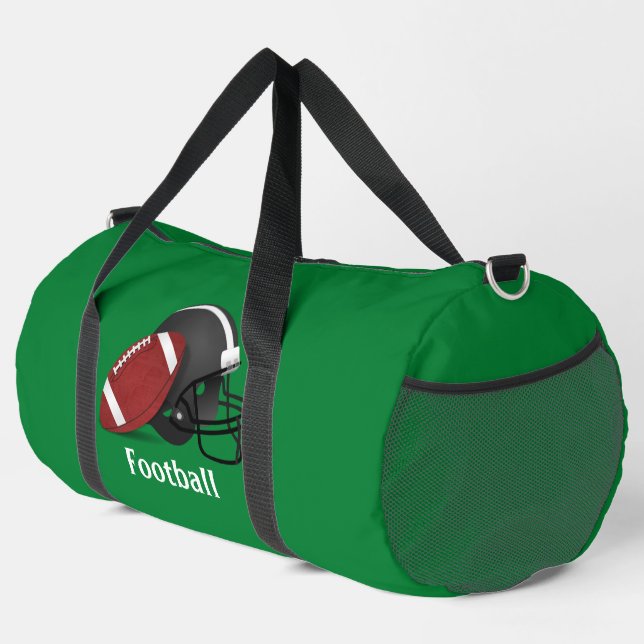 Sport Sac à duffel de conception de football (Coin droit)