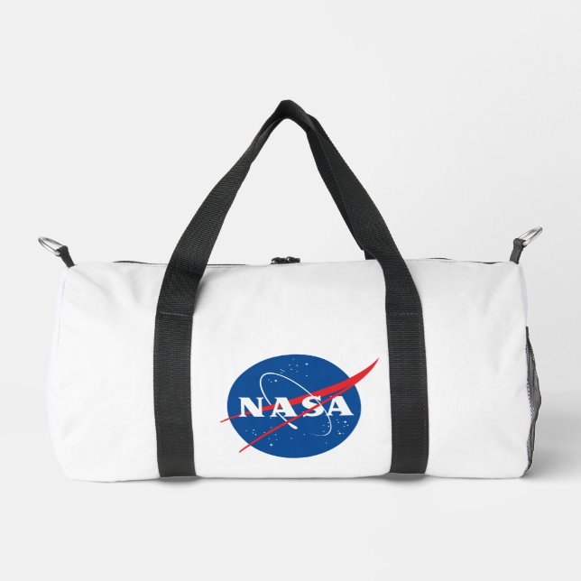 Sport Sac à duffel Iconique de la NASA (blanc de fusée) (Recto)