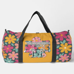 Sport Sac de golf Thunderbird - floral + orange