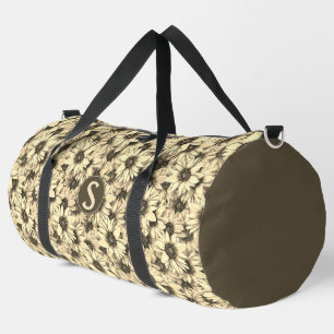Sport Sac de gym grande taille vintage charme tournesol