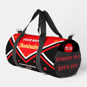 Sport sac de meneuse de claque, personnaliser rouge, bla