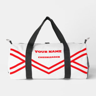 Sport sac de pom-pom girl, personnalisation rouge et bla