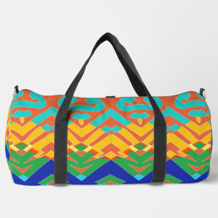 Sport Sac de sport, Un motif zigzag classique multicolor