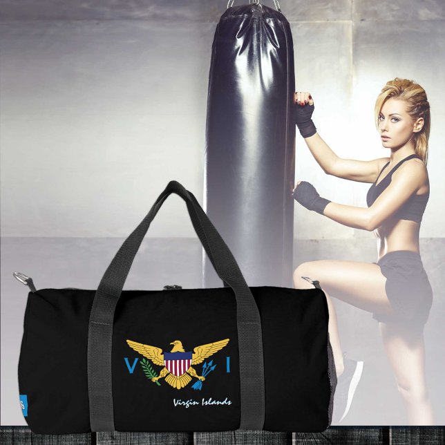 Sport Sac de voyage des Îles Vierges, drapeau des Îles V (Créateur téléchargé)