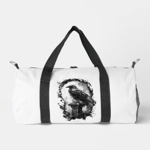 Sport Sac de voyage en forme de crâne de corbeau en méta