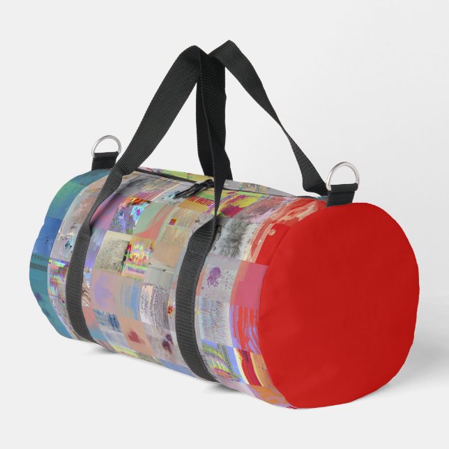 Sport Sac de voyage géométrique en patchwork traditionne (Coin gauche)