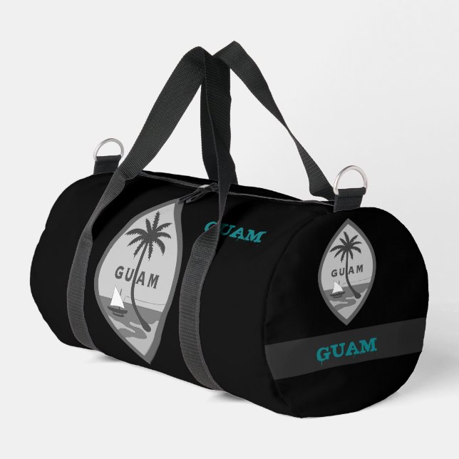 Sport Sac de voyage Guam, Armoiries de Guamaian / drapea (Coin gauche)
