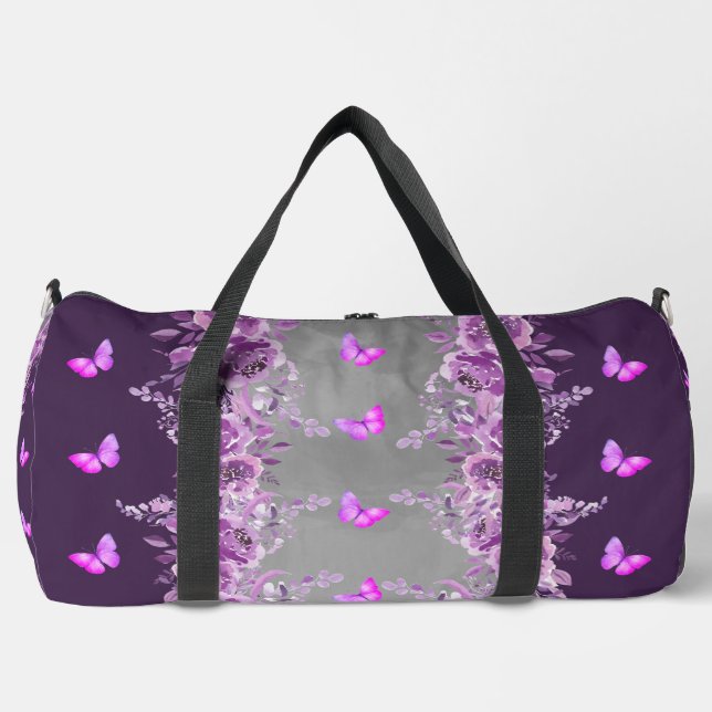 Sport Sac de voyage Papillon Violet (Recto)
