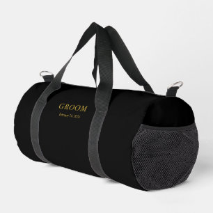 Sport Sac Duffle Noir Élégant pour Cadeau de Garçons d'H