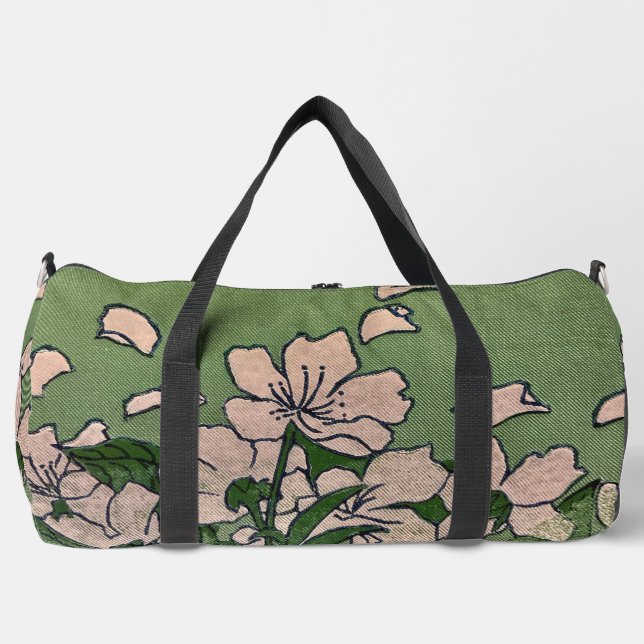 Sport Sac fourre-tout à cascade de fleurs roses (Recto)
