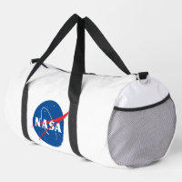 Sac large Duffel Iconique de la NASA (blanc de fus