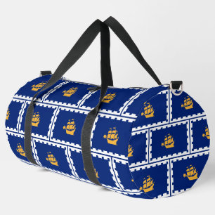 Sport Sac Print Couper Coudre avec drapeau de Québec, Ca