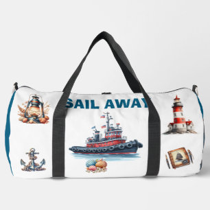 Sport Voile Away Nautique Vintage bateau sac de voyage