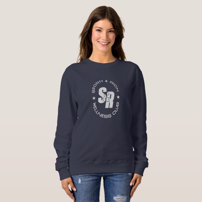 Sportif et riche | Femmes Sweatshirts (Devant entier)