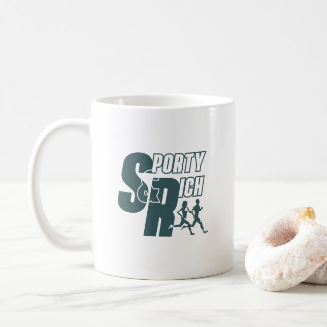 Sportif et riche | Mug classique #11 (Avec donut)