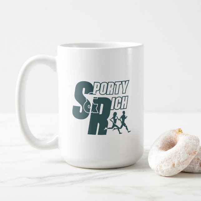 Sportif et riche | Mug classique #15 (Avec donut)