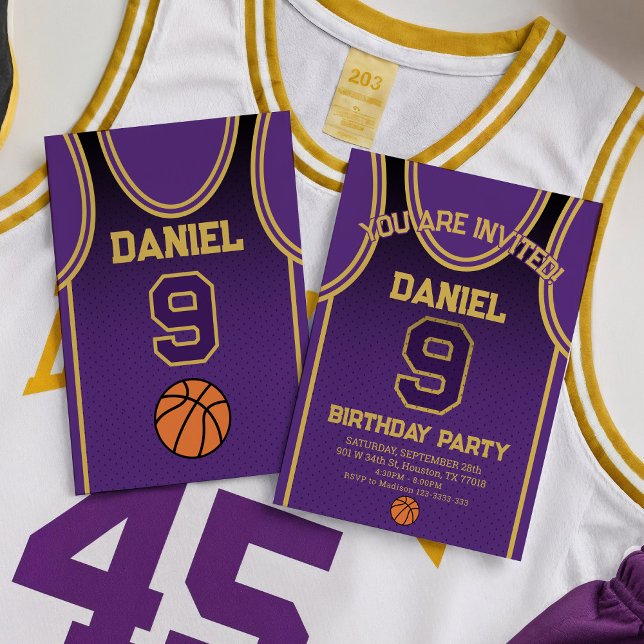 Sports 9 Anniversaire Fête Invitation (Créateur téléchargé)