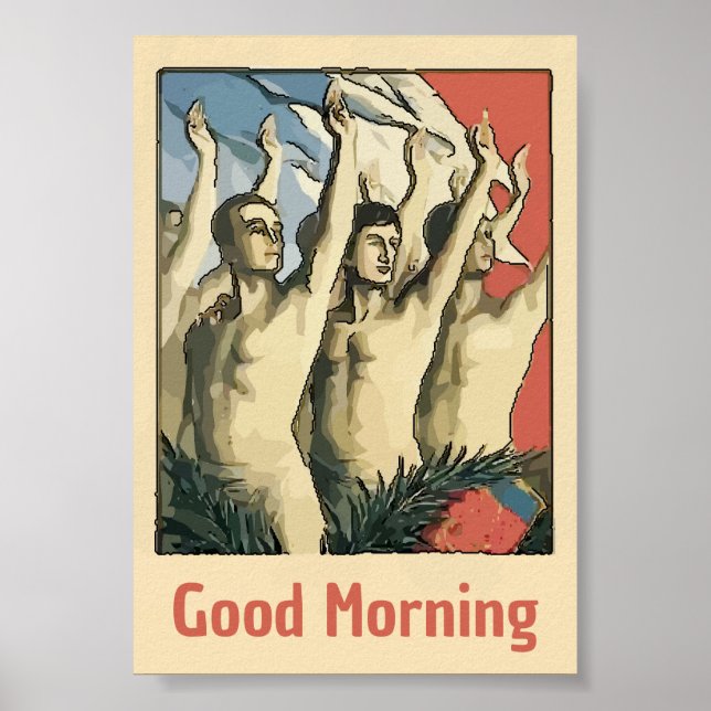 Sports, Arms Up Racers, ajouter du texte, Poster (Devant)