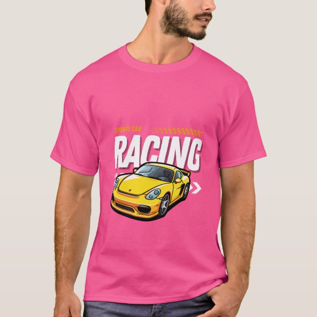 Sports Car Racing T-Shirt (Devant)