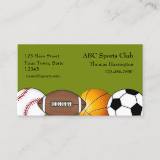 Sports - carte de visite orienté