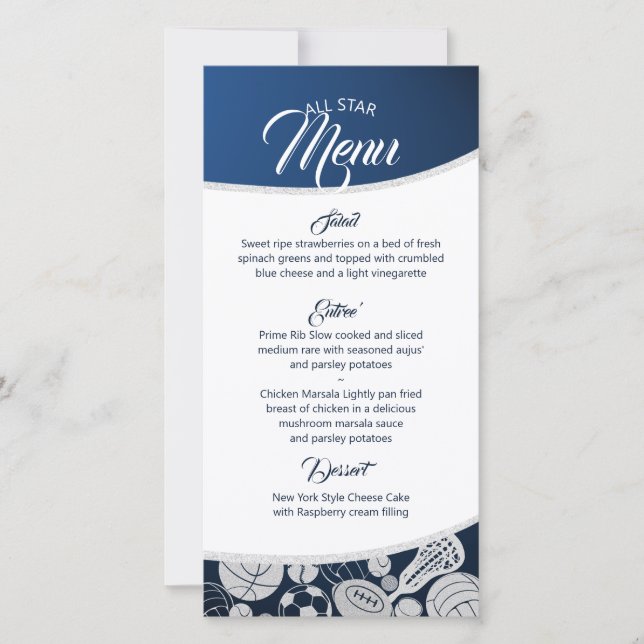 Sports Combo All Star Menu Bleu (Devant)