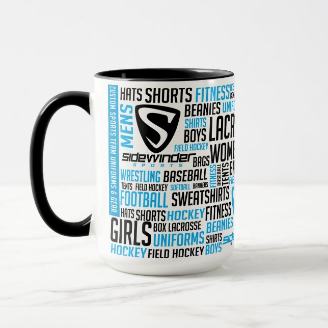 Sports de Sidewinder - art de mot - tasse (Gauche)