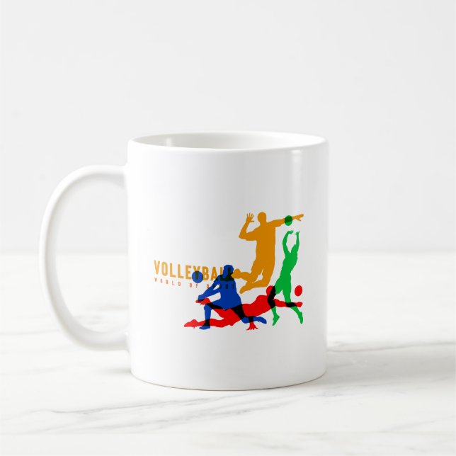 Sports de volley-ball | Mug classique #11 (Gauche)
