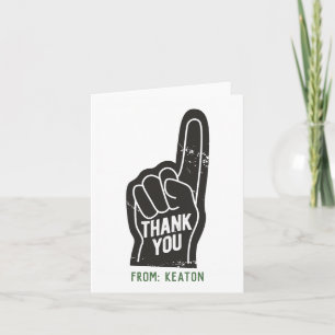 Sports Numéro 1 Carte de remerciements