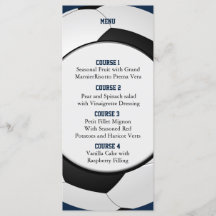 Sports Party Soccer thème Personnaliser les cartes
