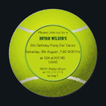 Sports Party Thème de tennis Invitations personnal<br><div class="desc">Sports Party Tennis thème Anniversaire partie,  Personnalisé fêtes Invitations,  peut être customisé pour n'importe quelle soirée de tennis,  Tennis thème événement ou Tennis fête pour toute occasion. Produits correspondants également disponibles.</div>