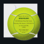 Sports Party Thème de tennis Invitations personnal<br><div class="desc">Sports Party Tennis thème Anniversaire partie,  Personnalisé fêtes Invitations,  peut être customisé pour n'importe quelle soirée de tennis,  Tennis thème événement ou Tennis fête pour toute occasion. Produits correspondants également disponibles.</div>