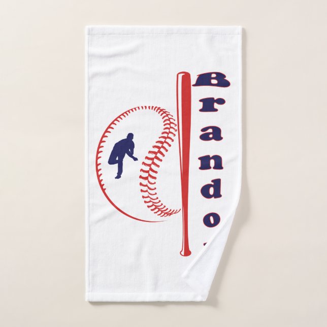 Sports Tout Étoiles À Thème De Baseball (Serviette à main)