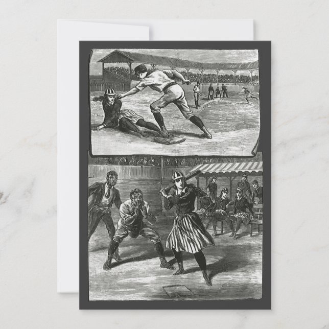 Sports vintage, équipes de baseball féminines vict (Devant)