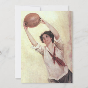 Sports Vintage, joueuse de basket-ball avec ballon