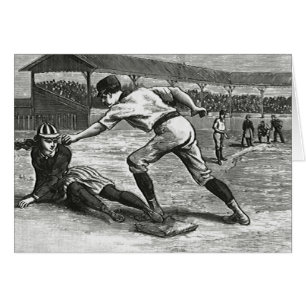 Sports vintages, équipes victoriennes de baseball