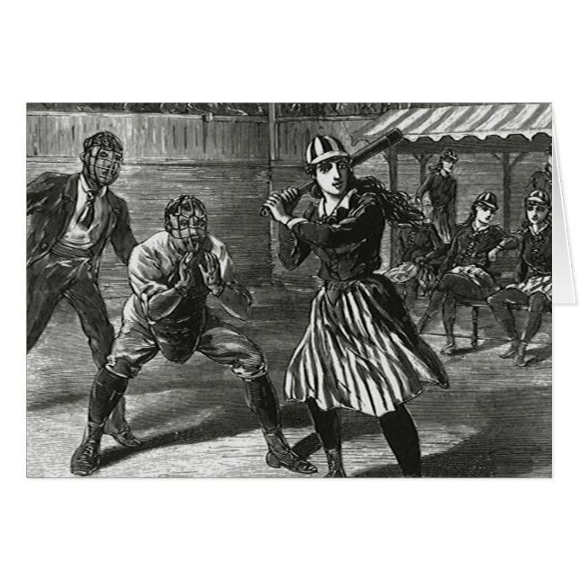 Sports vintages, équipes victoriennes de baseball  (Devant horizontal)