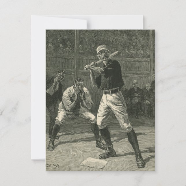 Sports vintages, joueurs de baseball par Thulstrup (Devant)