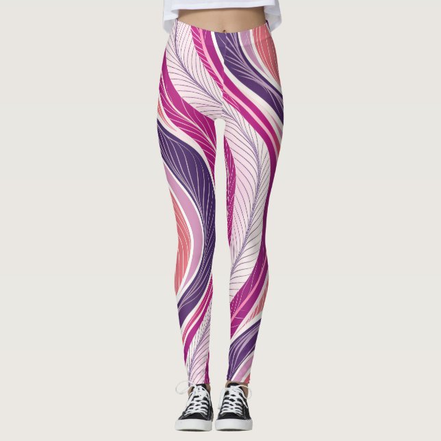 Sporty Feminine Seamless Pattern for Leggings and  (Devant)