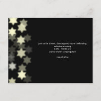 Spotlight Bar Mitzvah Invitation personnalisée à l