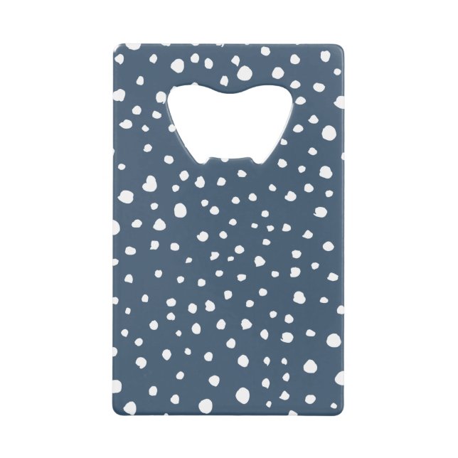 Spots Dalmatiens Bleus Marine, Points Dalmatiens,  (Devant)