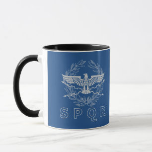 SPQR la tasse d'emblème d'empire romain