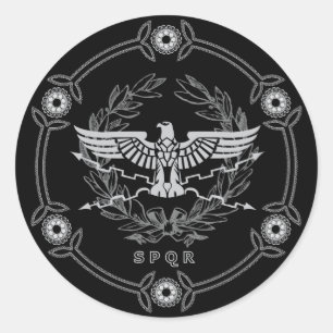 SPQR Le Sticker Emblem Empire Romain.