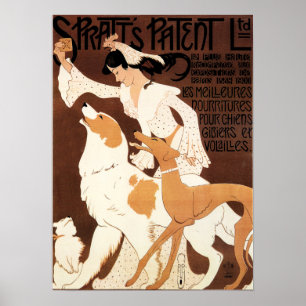 SPRATT'S PATENT Chien Nourriture Vintage Art Déco