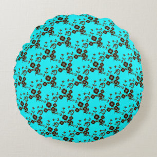 Spray floral-S1-Robins Oeuf-Brown-16in COUSSIN RON