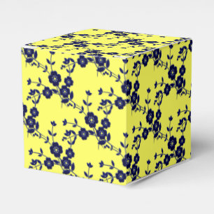 Spray Floral Style 1-bleu-jaune BALLOTINS Dr-SQ