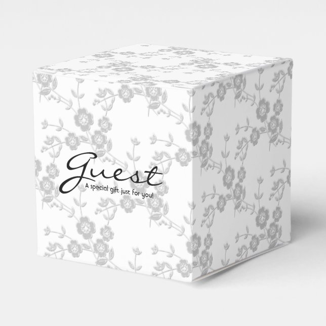 Spray Floral style 1 BRIDAL-BLANC BALLOTINS (Verso)