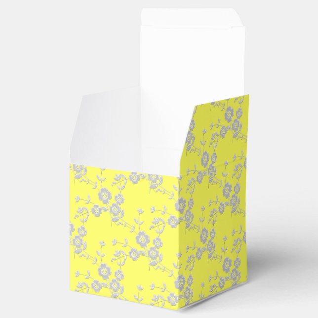Spray Floral Style 1-Jaune Blanc 2-SQ BALLOTINS (Ouvert)