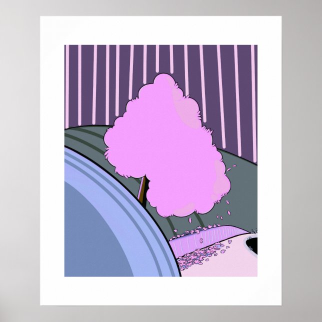 Spring Bloom – Affiche saisonnière minimale par Sk (Devant)