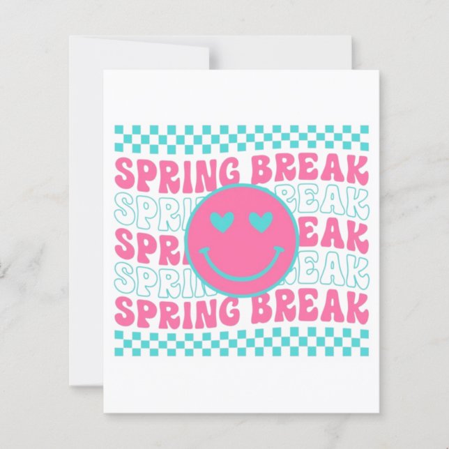 Spring Break Smiley Design (Devant)