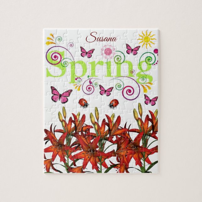 Spring Decorative Jigsaw Puzzle (Vertical)
